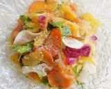 ひらり～✿野菜のフリルサラダ作り方5写真