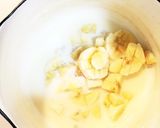 バナナの豆乳煮 離乳食初期中期モグモグ期作り方2写真