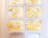バナナの豆乳煮 離乳食初期中期モグモグ期作り方3写真