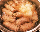 ♡豚肉のごぼう巻きのみぞれ煮♡作り方10写真