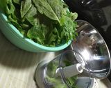 ほうれん草とケシの実のオリーブソース作り方1写真