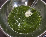 ほうれん草とケシの実のオリーブソース作り方2写真