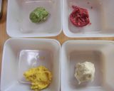 カラフル♪水玉とココアのパウンドケーキ作り方4写真