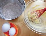 カラフル♪水玉とココアのパウンドケーキ作り方6写真