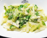 セロリとレタスのマヨ炒め粗挽きシーザー風作り方5写真