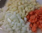 コンソメ醤油スープ♪作り方1写真