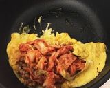 キムチ納豆オムレツ！ご飯が進む〜作り方3写真