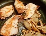 ぶりの照り焼き～ゴボウとシメジを添えて作り方6写真
