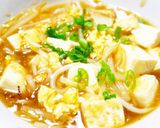 もやし１袋と油揚げ！具だくさん豆乳味噌汁作り方6写真