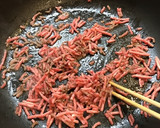 牛ひき肉とレタスと油揚げのマヨソース炒め作り方2写真