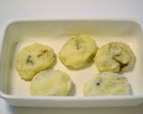がごめ昆布おぼろ入りじゃがいも餅作り方1写真