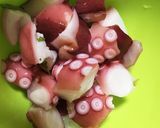 ☆タコとキャベツのガーリック醤油☆作り方2写真