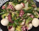 ☆タコとキャベツのガーリック醤油☆作り方8写真