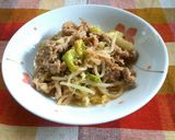 レンジde簡単♡豚肉＆野菜の味噌ピリ辛♪作り方4写真