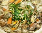 土鍋で！あさりの酒蒸しバター醤油作り方5写真
