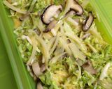 ルクエで時短4…塩きのこと野菜のオムレツ作り方3写真