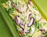 ルクエで時短4…塩きのこと野菜のオムレツ作り方4写真