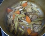 とろっとろ～♪ごぼうと鶏肉のさっぱり煮作り方5写真
