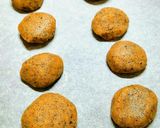 低糖質黒ごまきな粉クッキー作り方3写真