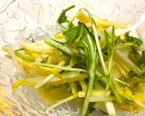 筍と蓮根の酢の物☆エディブルフラワー作り方5写真