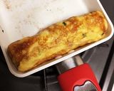 簡単！美味しい♡なめ茸と小葱の玉子焼き作り方2写真