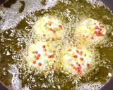 お弁当やお祝いに✿簡単海老お団子霰揚げ✿作り方4写真