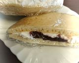 餡とホイップクリーム入り・抹茶どら焼き作り方10写真