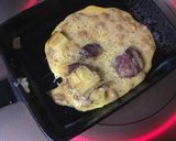 納豆と焼き芋の卵焼き丼作り方3写真