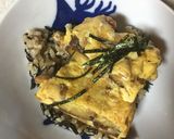 納豆と焼き芋の卵焼き丼作り方5写真