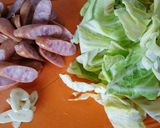 春キャベツとウインナーのパスタ作り方1写真
