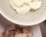 大根と鶏の甘辛煮作り方1写真