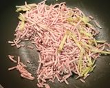チンゲン菜のそぼろあんかけ作り方1写真