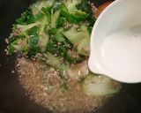 チンゲン菜のそぼろあんかけ作り方4写真