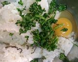 パセリ炒飯キムチ海苔巻作り方1写真