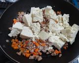 挽肉と人参の炒り豆腐作り方4写真