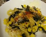 わかめとコーンの黒酢玉ねぎパスタ作り方4写真