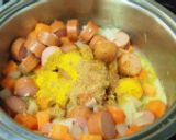 リーゼンボックヴルストのスパイシーカレー作り方5写真