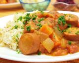リーゼンボックヴルストのスパイシーカレー作り方8写真