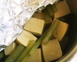 ふきと高野豆腐の煮物作り方4写真