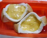 レンジで簡単！エッグタルトポケットサンド作り方5写真