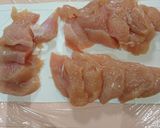 簡単アレンジ☆鶏胸肉のデミキノコソース作り方1写真