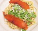 空豆のクリームパスタ作り方6写真