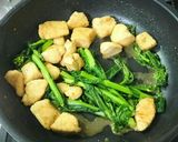 鶏肉と菜の花のガーリックバター炒め作り方7写真