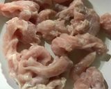こんにゃくと鶏胸肉のテリマヨ炒め作り方4写真