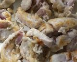 こんにゃくと鶏胸肉のテリマヨ炒め作り方5写真