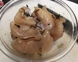 ササミの梅と塩昆布の揚げ物作り方2写真