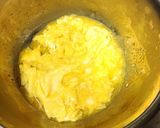 菜の花とトロトロ卵の辛し麺つゆ和え作り方4写真