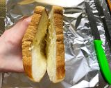 簡単ボリューミ〜♡食パンポケット♡作り方3写真
