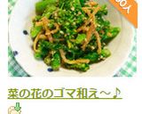 菜の花のゴマ和え~♪作り方6写真