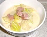 キャベツたっぷり豆乳スープ♪作り方5写真